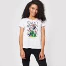 Nintendo Super Mario Piranha Plant Japanese Women's T-Shirt - White