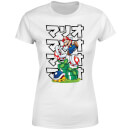 Nintendo Super Mario Piranha Plant Japanese Women's T-Shirt - White