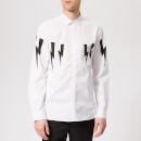 Neil Barrett Men's Winged Bolt Shirt - White/Black