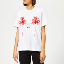 MSGM Women's Palm Logo T-Shirt - White