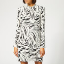 MSGM Women's Zebra Print Dress - Multi