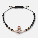 Vivienne Westwood Women's Gabriella Bas Relief Friendship Bracelet - Crystal/Gold