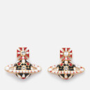 Vivienne Westwood Women's Gabriella Bas Relief Earrings - Crystal/Gold