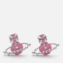 Vivienne Westwood Women's Lena Bas Relief Earrings - Light Rose / Rhodium