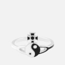 Vivienne Westwood Women's Yin Yang Ring - Black/White/Rhodium