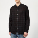 Our Legacy Men's Fine Frontier Shirt - Red/Blue Net Check/Overdyed