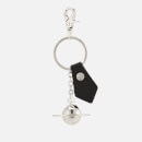 Vivienne Westwood Men's 3D Orb Keyring - Silver/Black