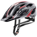 Uvex Magnum Bicycle Helmet - Black Matte/Red