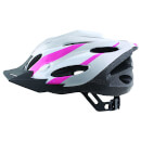 ETC Zephyr Dial Fit Adult Cycling Helmet - Silver/White/Pink