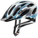 Uvex Magnum Bicycle Helmet - Silver Matte/Blue