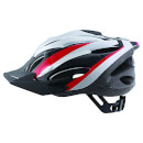 ETC Zephyr Dial Fit Adult Cycling Helmet - Silver/Black/Red