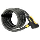 OnGuard Doberman 8028 Coil Cable Lock - 185cm x 12mm