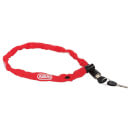 Abus Web 1500 Keyed Lock Combination Chain - Red - 60cm