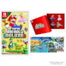 New Super Mario Bros. U Deluxe + Pin Badge Set + Poster Map