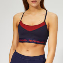 Calvin Klein Performance Women's Adjustable Sports Bra - Evening Blue
