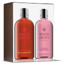 Coffret de Gels pour le Bain et la Douche Flame Tree & Pimento et Intoxicating Davana Blossom Molton Brown