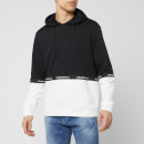 Emporio Armani Men's Tape Detail Overhead Hoody - Nero