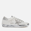 Golden Goose Deluxe Brand Women's Superstar Trainers - White/Silver Star Sparkle