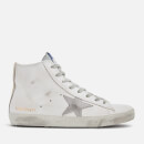 Golden Goose Deluxe Brand Women's Francy Hi-Top Trainers - White Silver