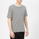 Folk Men's Classic Stripe T-Shirt - Ecru Navy