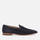 Tod's Men's Leather Moccasin Shoes - Galassia Scuro