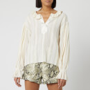 Philosophy di Lorenzo Serafini Women's Frilly Blouse - Cream