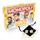 Star Wars Limited Edition Han Solo Collectable Lucky Dice & Solo Monopoly Bundle