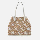Guess Women's Vikky Large Tote Bag - White/Multi