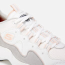 Skechers Women's D'Lites 3.0 Zenway Trainers - White/Grey/Pink