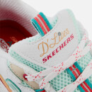 Skechers Women's D'Lites Second Chance Trainers - White/Pink/Green