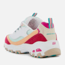 Skechers Women's D'Lites Second Chance Trainers - White/Pink/Green