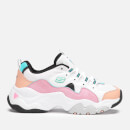Skechers Women's D'Lites 3.0 Zenway Trainers - White/Pink/Blue
