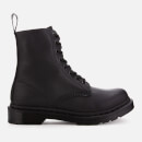 Dr. Martens Women's 1460 Pascal Virginia Leather 8-Eye Boots - Black Mono