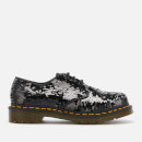 Dr. Martens Women's 1461 Sequin 3-Eye Shoes - Black/Silver