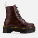 Dr. Martens Women's Jadon II Vegan 8-Eye Boots - Cherry Red