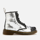 Dr. Martens Kid's 1460 Pooch Sequin 8-Eye Boots - Black