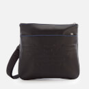 Emporio Armani Men's Flat Messenger Bag - Black