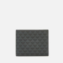 Emporio Armani Men's All Over Print Wallet - Grey/black