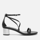 Senso Women's Jemini Leather Block Heeled Sandals - Ebony