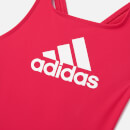 adidas Young Girls' BOS Swimsuit - Pink