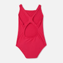 adidas Young Girls' BOS Swimsuit - Pink