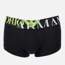 Emporio Armani Men's Large Band Logo Boxer Shorts - Navy