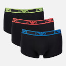 Emporio Armani Men's 3 Pack Boxer Shorts - Nero