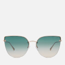 Tom Ford Women's Ingrid 02 Sunglasses - Rose Gold/Green