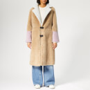 Saks Potts Women's Classic Febbe Pastel Coat - Nude/Baby Blue/Lavender/Lime