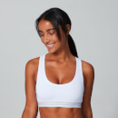 Myprotein Women's Logo Crop Top - 2 Pack - White - XS