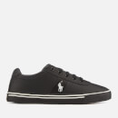 Polo Ralph Lauren Men's Hanford Leather Trainers - Black/Black