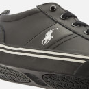 Polo Ralph Lauren Men's Hanford Leather Trainers - Black/Black