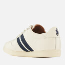 Polo Ralph Lauren Men's Camilo Leather Low Top Trainers - Artist Cream/Newport Navy