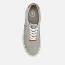 Polo Ralph Lauren Men's Thorton Washed Twill Vulcanised Trainers - Soft Grey